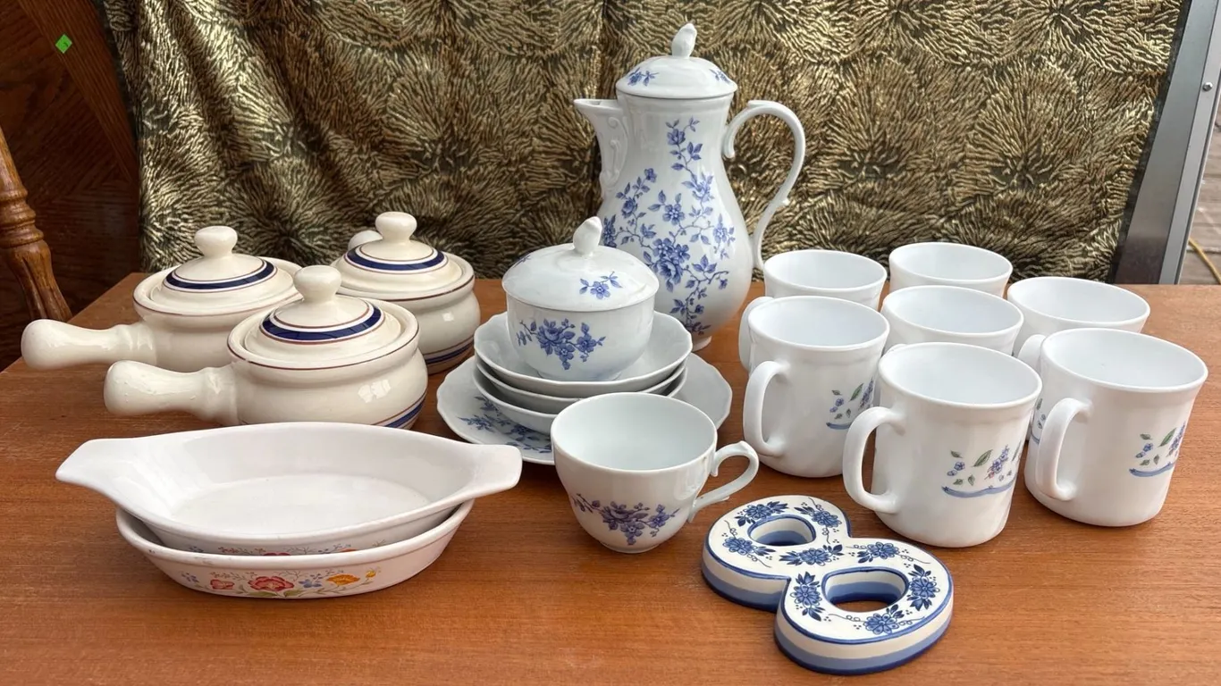 Porcelain and Ceramic Tableware Including Tirschenreuth Bavaria and Northland Japan
