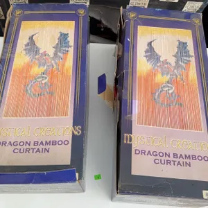 2 Mystical Creations Dragon Bamboo Beaded Curtains