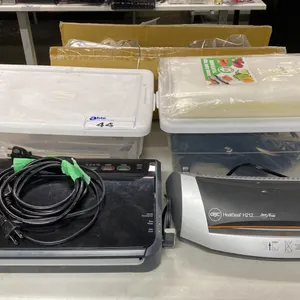 FOODSAVER VACUUM SEALING SYSTEM, GBC HEATSEAL H212 THERMAL POUCH LAMINATOR & ASSORTED ACCESSORIES