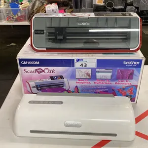 BROTHER CM100DM SCAN N' CUT HOBBY CUTTING MACHINE & SCOTCH TL1306 POUCH LAMINATOR