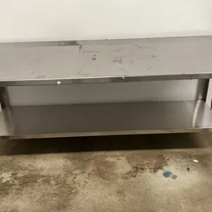 ULINE STAINLESS STEEL COMMERCIAL PREPARATION TABLE APPROX 72"L X 30"D X 35"H