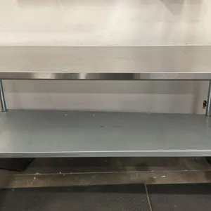 STAINLESS STEEL COMMERCIAL PREPARATION TABLE APPROX 72"L X 30"D X 35"H