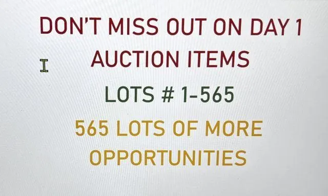 DON'T MISS OUT ON THE GREAT BUYS IN DAY ONE