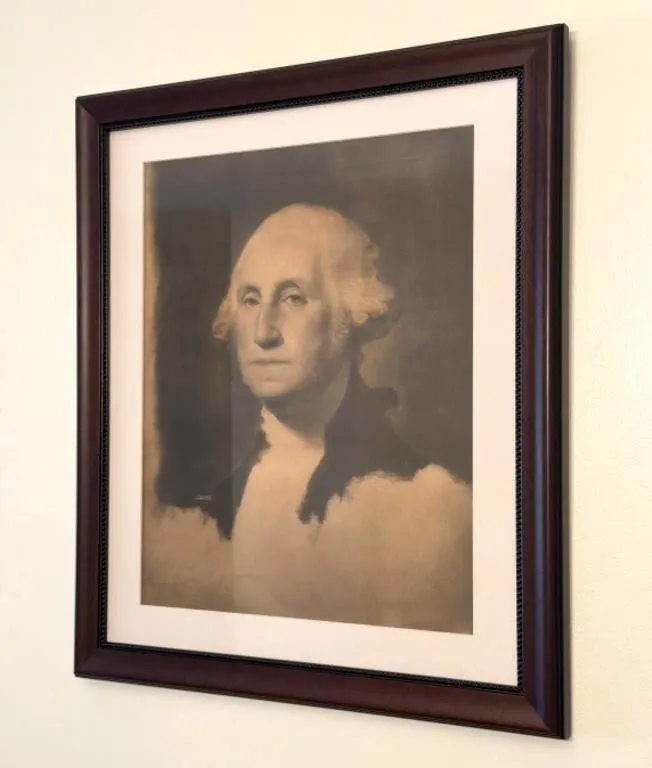 George Washington Framed Print 19.5” x 22.5”