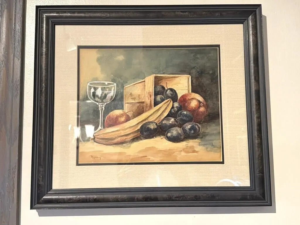 Fruit Painting in Frame 17” x 15”