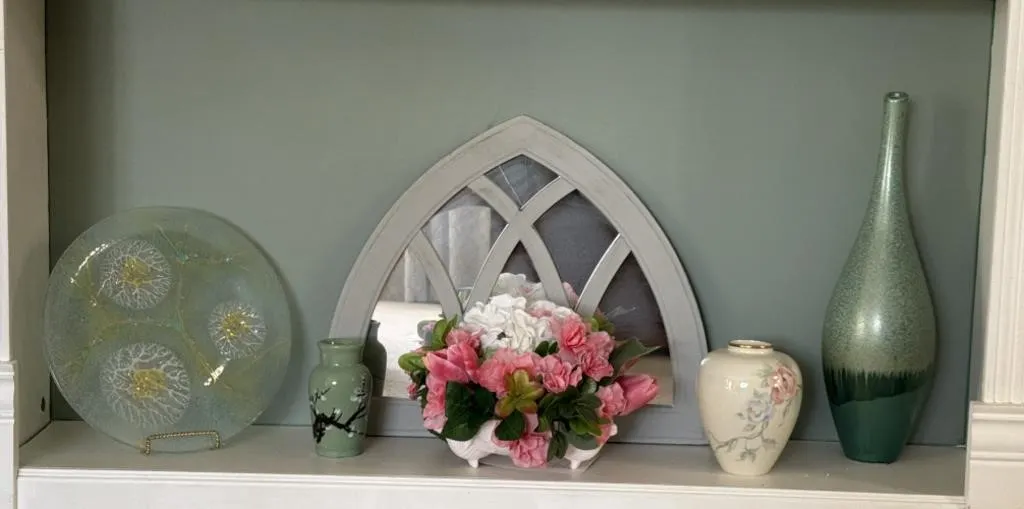 Ceramic Vases, Mirror, and More Decor