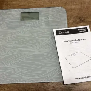 Escali Glass Waves Body Scale