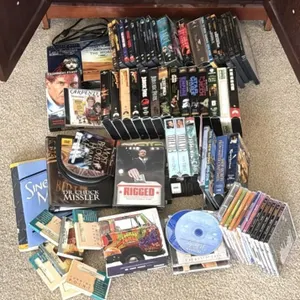 VHS, DVDs, CDs