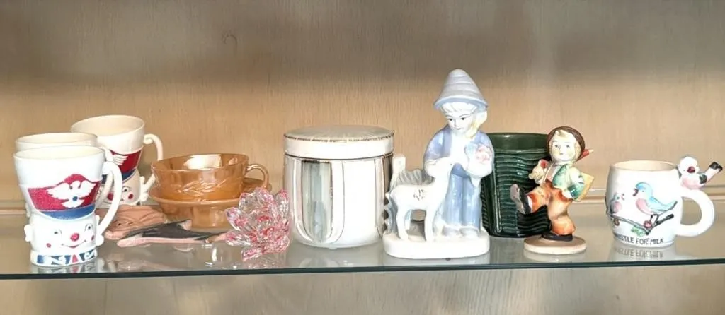 Vintage Plastic Nutcracker Cups, McCoy Pottery