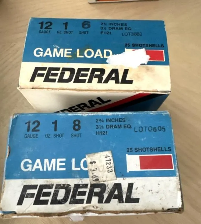 (50) Rnds. 12 Ga. 2 3/4, 6 & 8 Shot