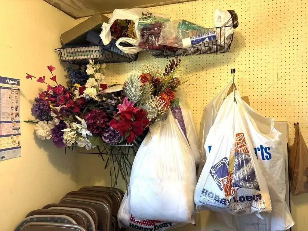 Faux Flowers, Fiber Fill & More