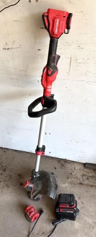 Craftsman 20V String Trimmer, Battery & Charger