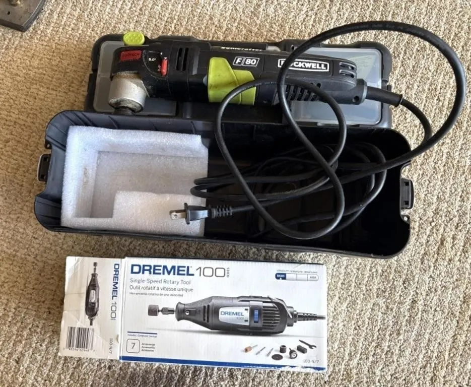 Rockwell F70 Oscillating saw & Dremmel Rotary