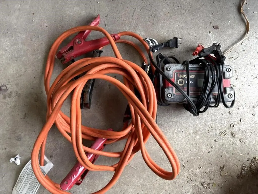 Jumper Cables & Viking Battery Charger