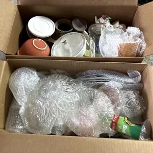 (2) Boxes, Misc. Glassware