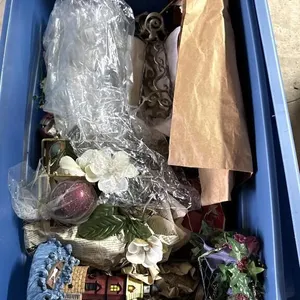 Large Tote of Home Decor
