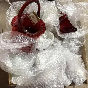 Box of Fenton, Bells, Misc Glassware