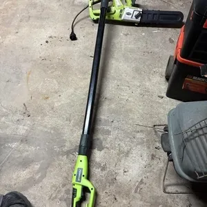 Green Works Electric Chainsaw w/ Pole Attachment