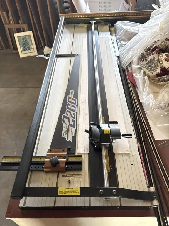 Fletcher 2200 Matting Cutter & Table
