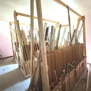 Picture Frame Moulding & (3) Racks