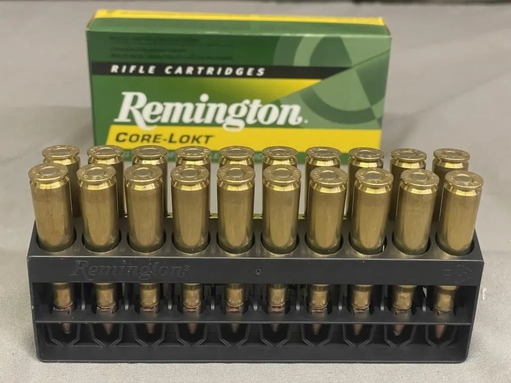 Box of 20 Remington Core-Lokt .250 SAV CF rifle