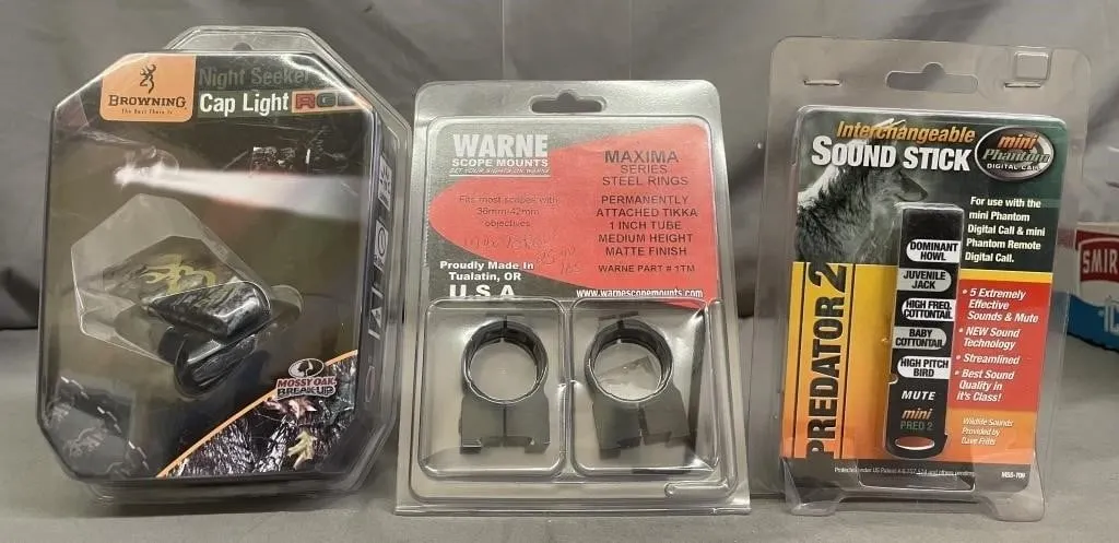 Browning Night Seeker Cap Ljght, Warnke Maxima
