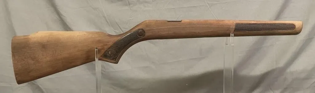 Cooey Model 600 stock with rabbit design and