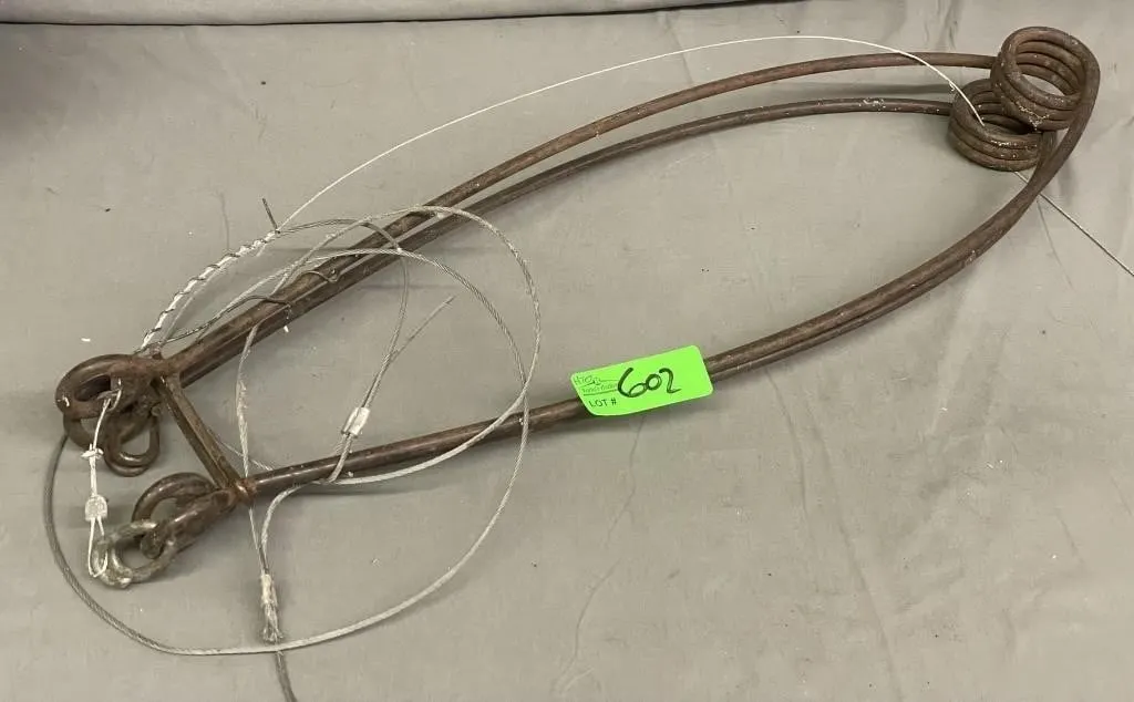 Two Power Ram coyote snares.