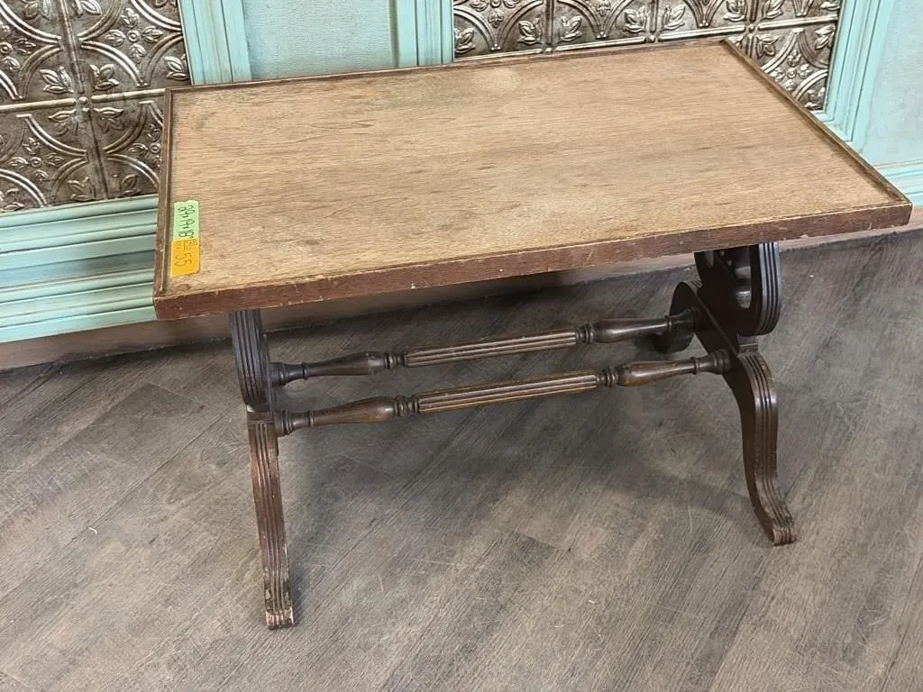 Vintage Regency-style mahogany coffee table
