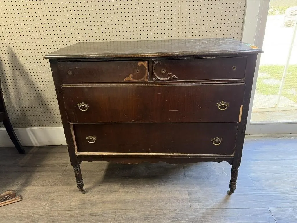 Antique Empire or Federal style revival dresser