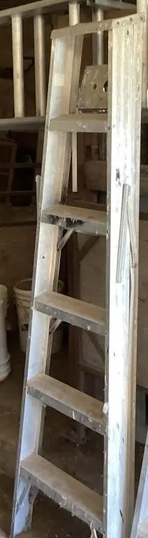 Approx 6 ft aluminum step ladder