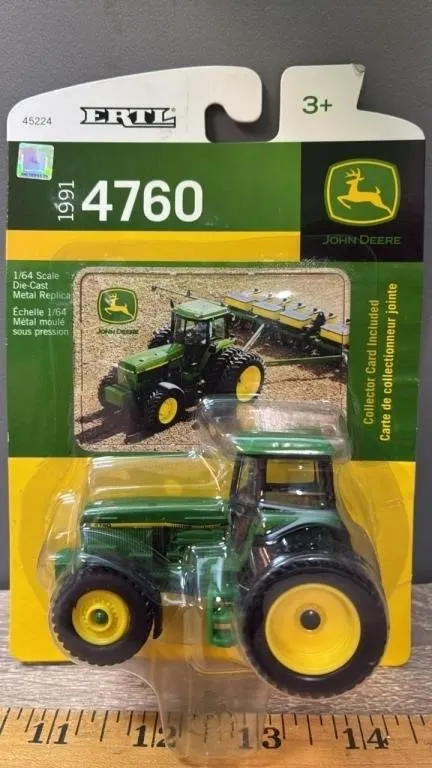 1:64 ERTL John Deere 4760 Tractor.