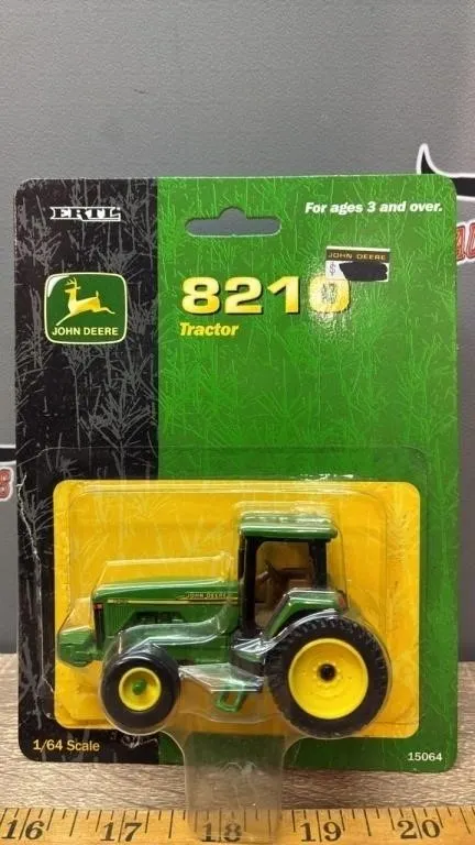 1:64 ERTL John Deere 8210 Tractor.