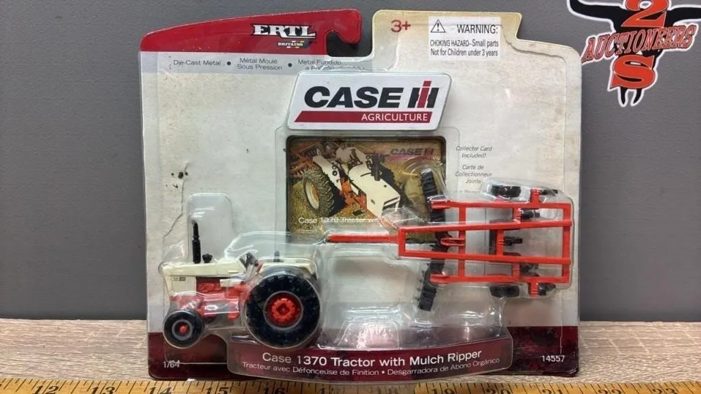 1:64 ERTL Britains CASE 1370 Tractor w/Mulch