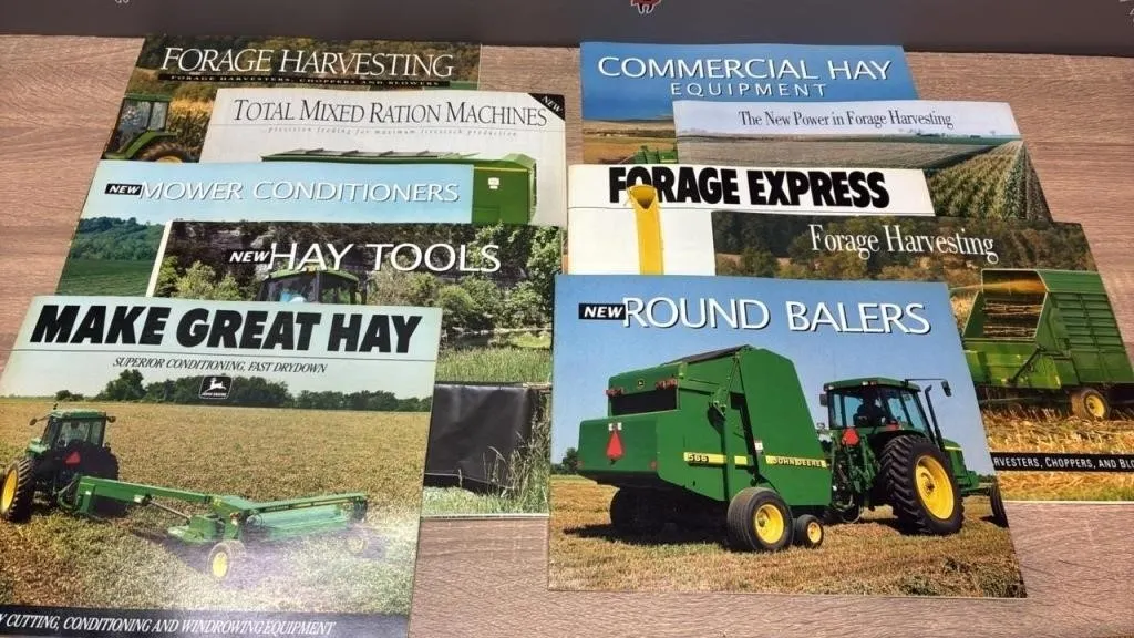 10 Asst. John Deere Pamphlets.
