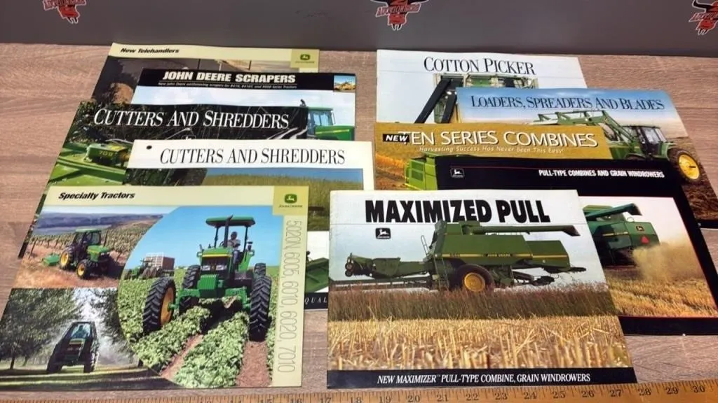 10 Asst. John Deere Pamphlets.