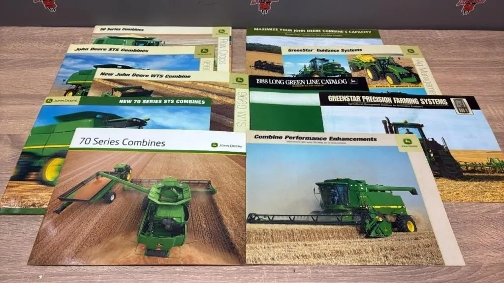 10 Asst. John Deere Pamphlets.