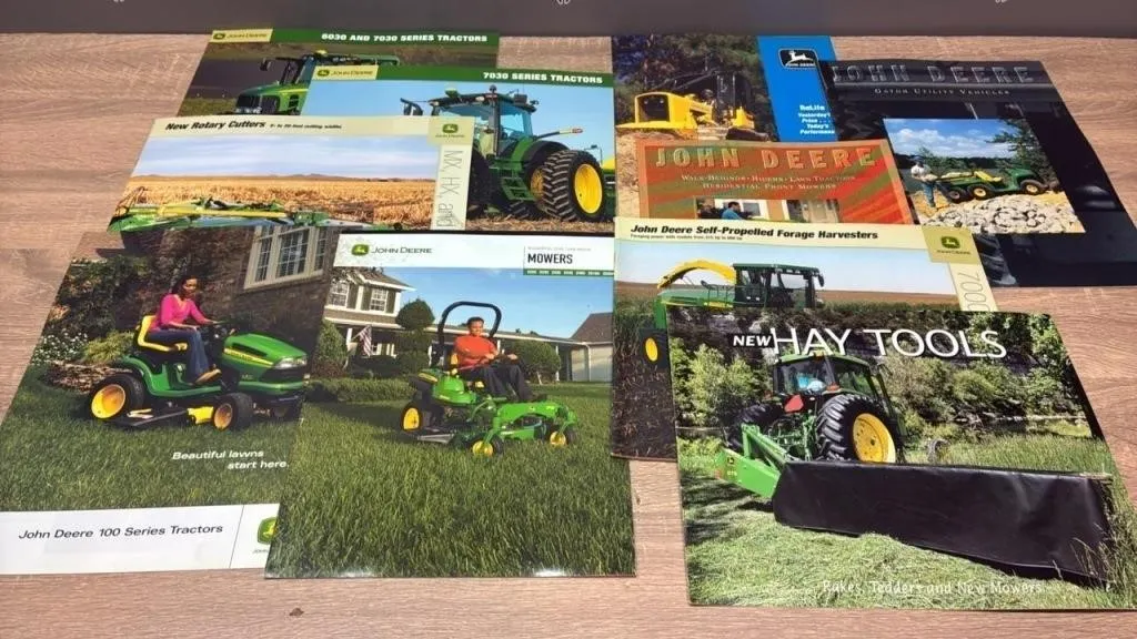 10 Asst. John Deere Pamphlets.