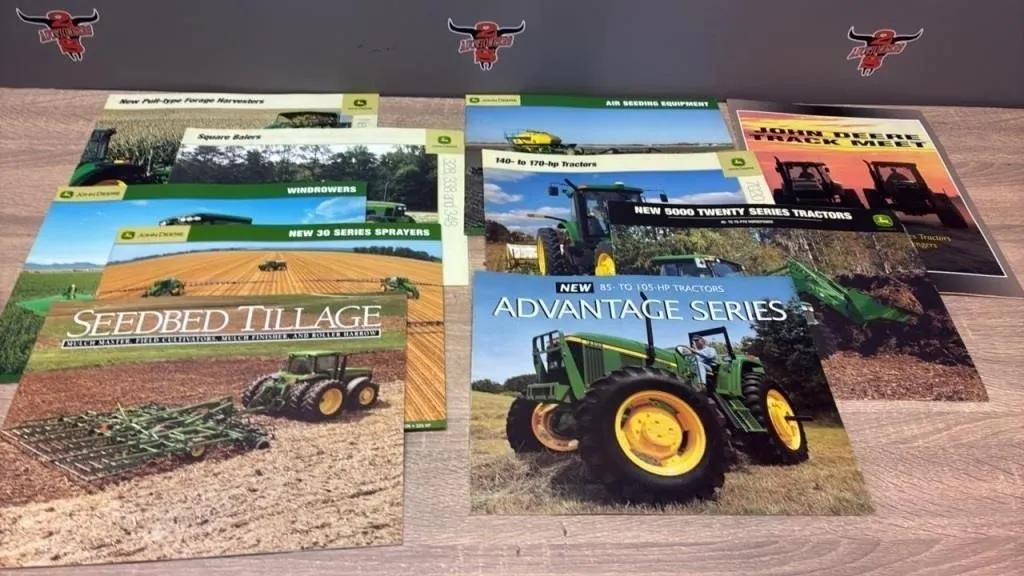10 Asst. John Deere Pamphlets.