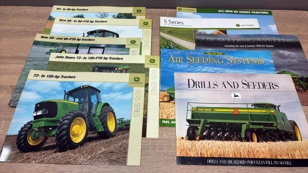 10 Asst. John Deere Pamphlets.