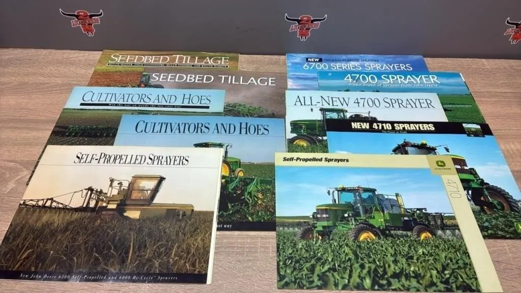 10 Asst. John Deere Pamphlets.