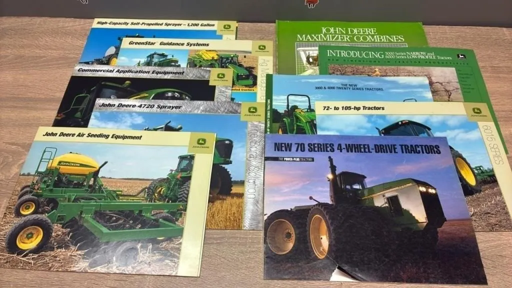 10 Asst. John Deere Pamphlets.