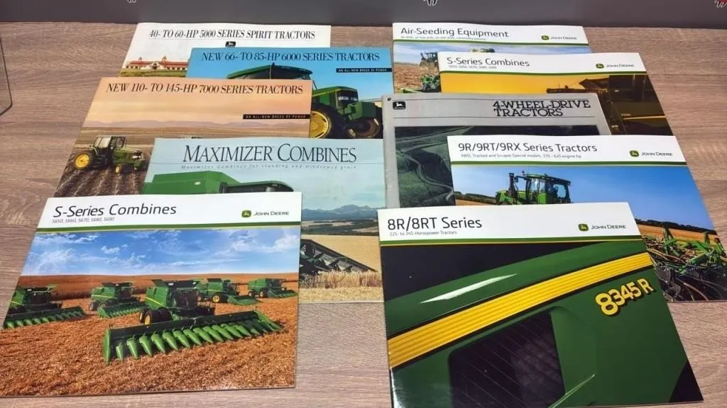 10 Asst. John Deere Pamphlets.