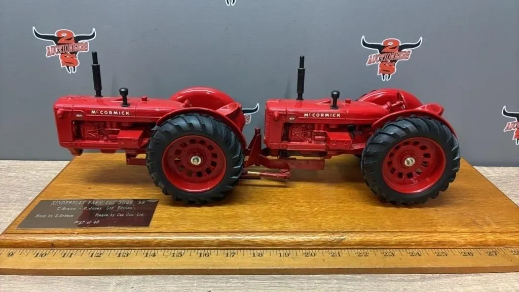 1:16 Custom ERTL McCormick WD-9 Tandem Tractor.
