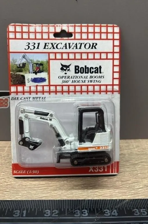 1:50 Bobcat 331 Die Cast Excavator.