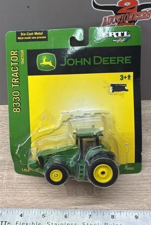 1:64 ERTL John Deere 8330 Die Cast MFWD Tractor.