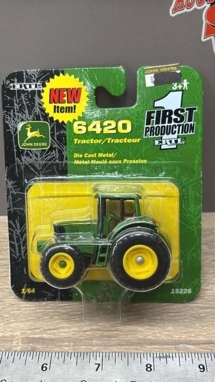 1:64 ERTL John Deere 6420 Die Cast Tractor. *Box