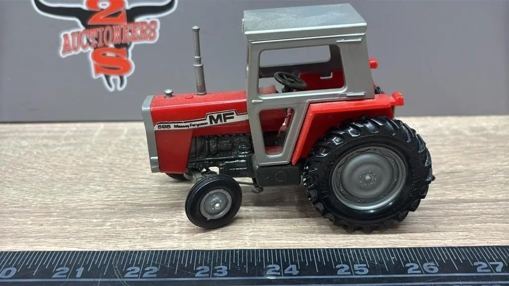 1:64 ERTL Plastic Massey Ferguson 595 Tractor.