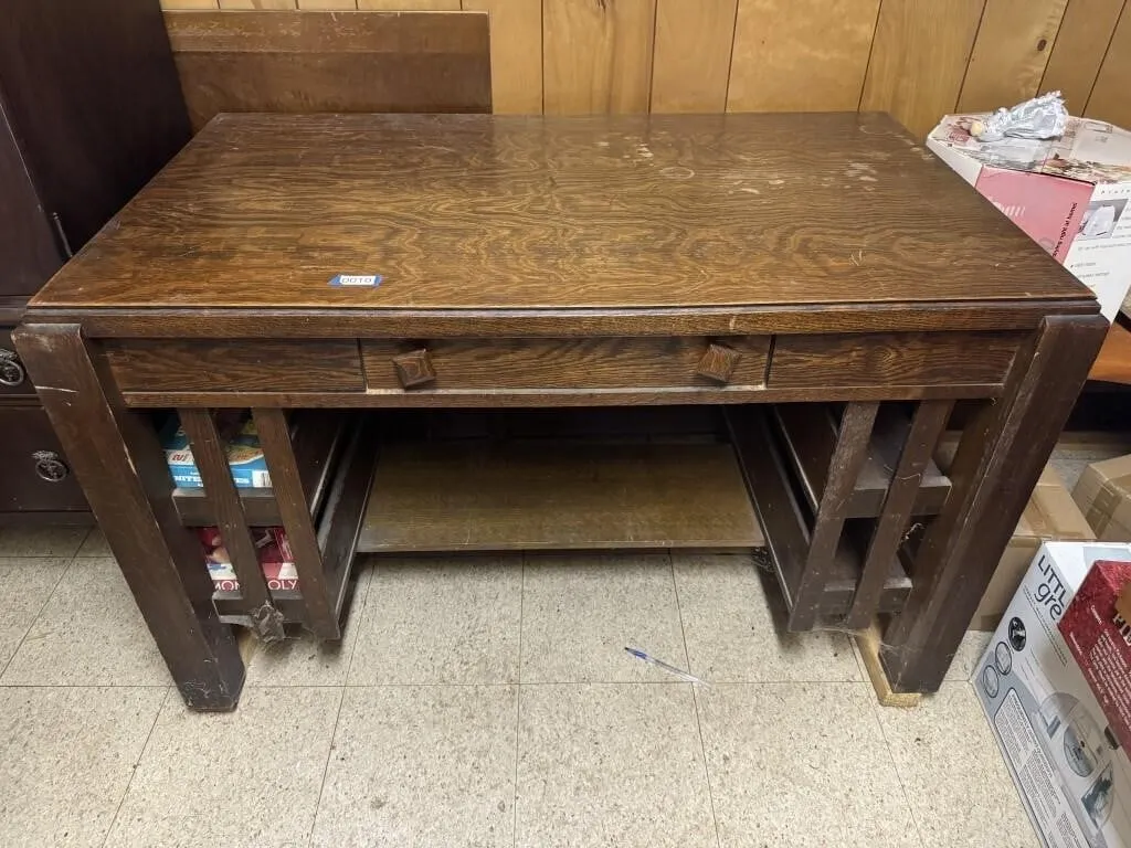 Antique Library Table
