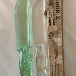 Vintage Glass Fruit Knives